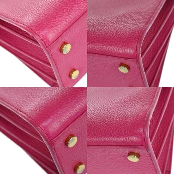 Saint Laurent Sac De Jour Pink Leather Handbag (Pre-Owned) - Picture 9 of 12